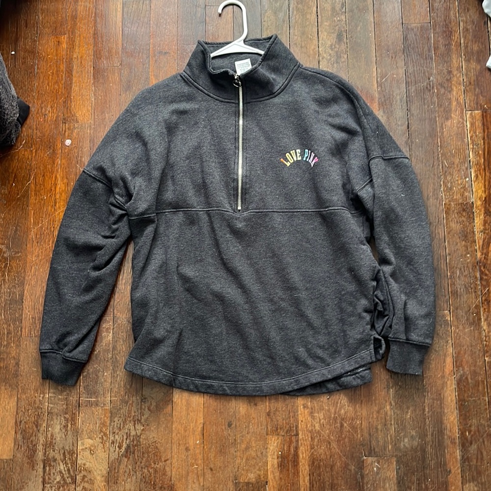 VS Pink half zip